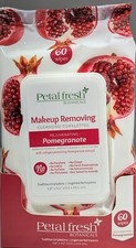  AS IS Petal Fresh Makeup Removing Cleansing Towelettes Pomegranate, 60 Wipes