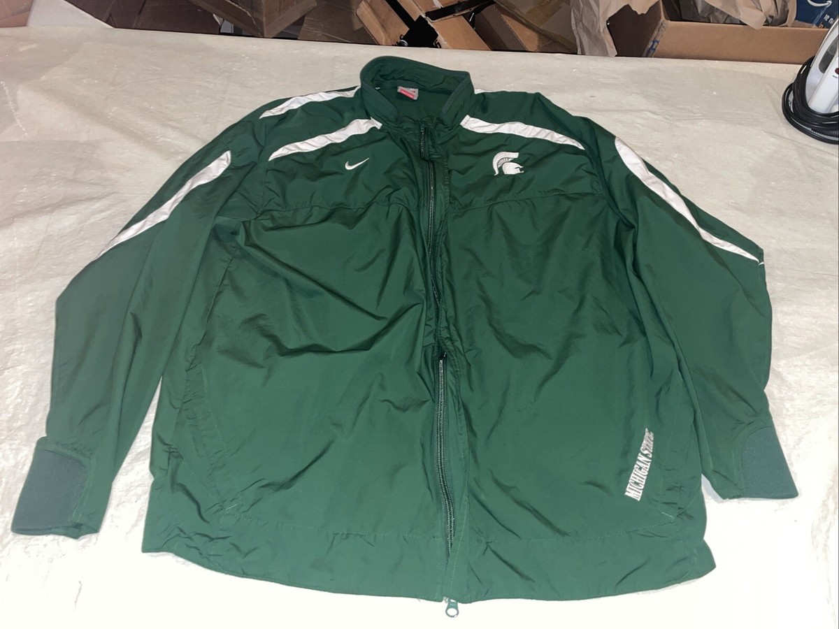 michigan state nike windbreaker