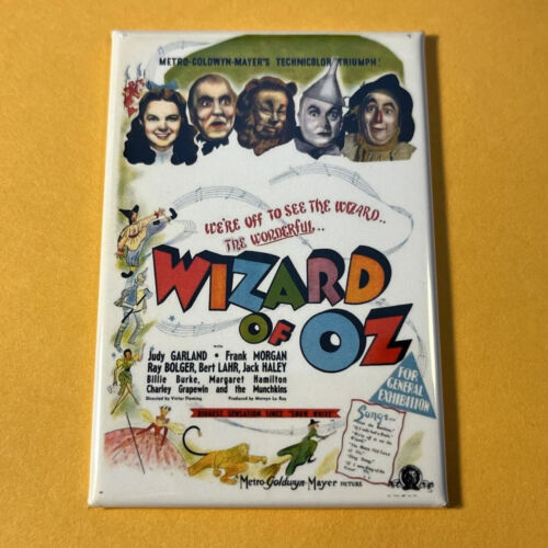 The Wizard of Oz (1939) 2" x 3" Movie Poster Magnet - Picture 1 of 2
