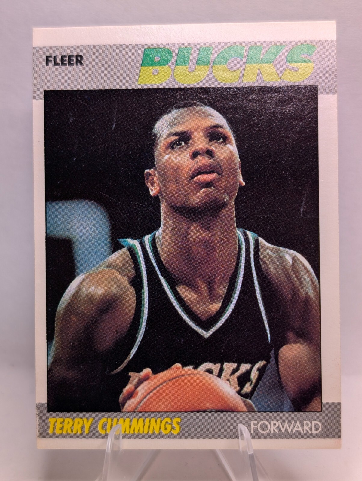 1987-88 Fleer Terry Cummings #23 Milwaukee Bucks