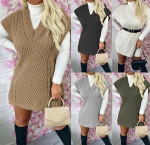 knitted vest dress