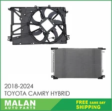 Fan and AC Condenser for 2018-2024 Toyota Camry HYBRID
