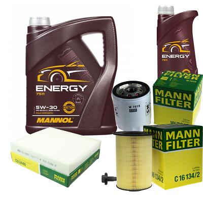 Inspektionspaket 6L Energy 5W-30 für Ford Focus II Turnier 1.8 Flexifuel 2.0