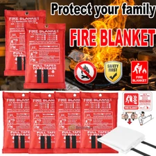 Fire Blanket 2-6PCS - XX-Large Fire Suppression Blanket Home Prepared 59''x59''