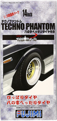 Fujimi 1/24 WHEELS Techno Phantom Wheel & Tire Set 14 in #69 For Plastic Models