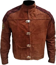 TV Series Battlestar Galactica Richard Hatch Warriors Viper Pilot Suede Jacket