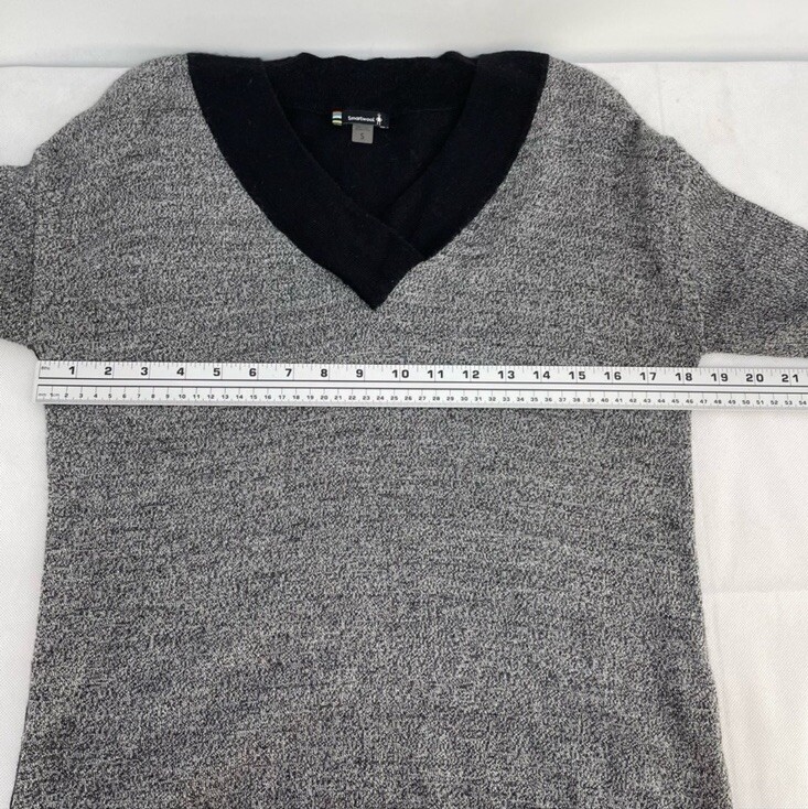 Smartwool Akamina Womens S Merino Wool Blend Tunic Sweater Long Sleeves V-neck