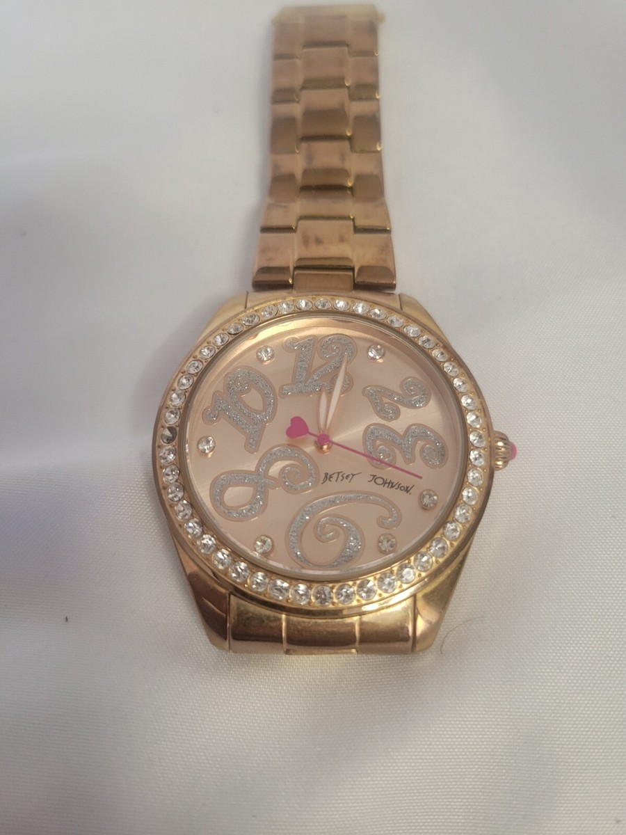 Betsey Johnson Round Large Number Face Watch. | eBay display picture 1