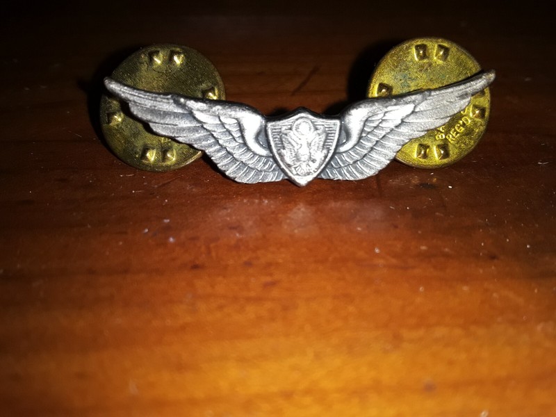 US Army Air Force Aircrew Wings Pin Militaria  S-21