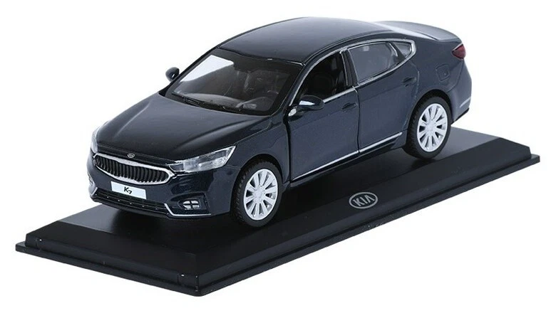 KIA Motor K7 Blue Mini Diecast 1 38 Scale Miniature Display Korean Toy