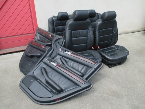 Lederausstattung Audi A6 S6 4B Avant LEDER Ausstattung schwarz