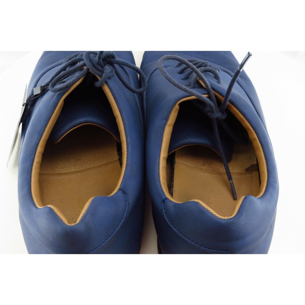 Zara Men\'s Man Derby Oxfords Blue‎ Leather Size 8 Medium Gently Used 2025 Zara Men main image 3