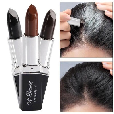 Disposable Temporary Hair Dye Pen Color Stick Lipstick Cover Hair 2024