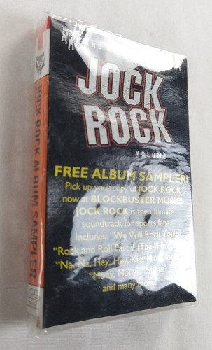 Vintage 1994 Blockbuster Music Jock Rock Sealed Cassette Tape Promo Sampler ESPN - Picture 4 of 8
