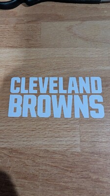 #ad Cleveland Browns vinyl decal $9.92