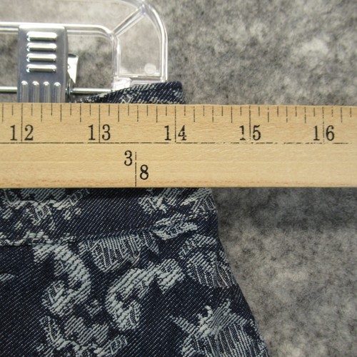 Fifty Street Skirt Womens Medium Blue Denim Rear Zip Knee Length Casual * - Picture 12 of 16