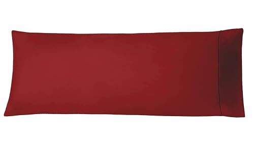 Soft Brushed Microfiber Long Body Pillow Cover 20x54 Red