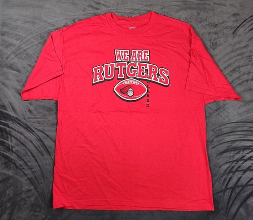 Scarlet Knights Rutgers University Mens Graphic T-Shirt Size XL