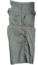 3 pairs of Red Kap Men's Green Uniform Work Shorts Size 50 VGUC 