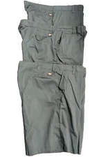 3 pairs of Red Kap Men's Green Uniform Work Shorts Size 50 VGUC!