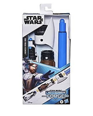 BRAND NEW Star Wars Lightsaber Forge OBI-Wan Kenobi Extendable Blue Lightsaber