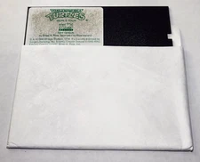 Teenage Mutant Ninja Turtles:World Tour By Merit Software-IBM 5.25 1990 Disk