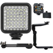 Vidpro LED-36X Photo  Video LED Light w/ Flash Bracket for Cameras  Camcorders