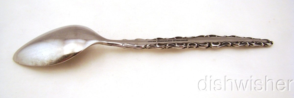Oneida Northland Stainless Steel Dardanella Teaspoon – 6 1/4 Inches, Used