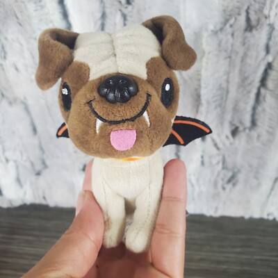 Hallmark Halloween Puppy Dog Vampire Costume Bat Mini Plush Toy Dracula 