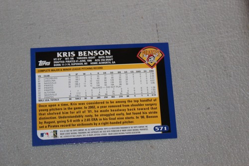 2003 TOPPS BASEBALL CARDS Complete Finish Fill Your List Set U-Pick #501-721 - Picture 142 of 442