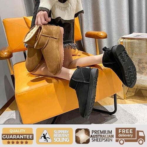 UGG TASMAN Classic Mini Boots,100% Premium SheepskinWater-resistant,Unisex 3360 - Picture 1 of 23