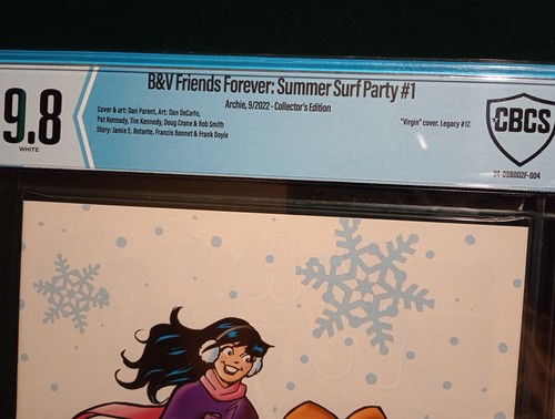 B&V Friends Forever: Summer Surf Party #1 CBCS 9.8 Collector's Ed Virgin Cover - Picture 2 of 9