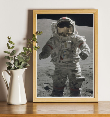 Gene Cernan Apollo 17: 12''x8'' professionelles Foto