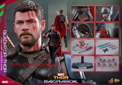 Marvel Thor フィギュア　ホットトイズ HotToys MMS445 Gladiator Thor 1/6 Collectible Action Figure Model