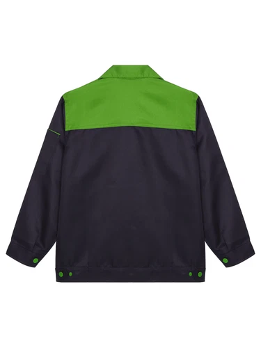 Women Men Long Sleeve Work Coat Pocket Shirts Workshop Mechanic Uniform Workwear - Bild 11 von 104