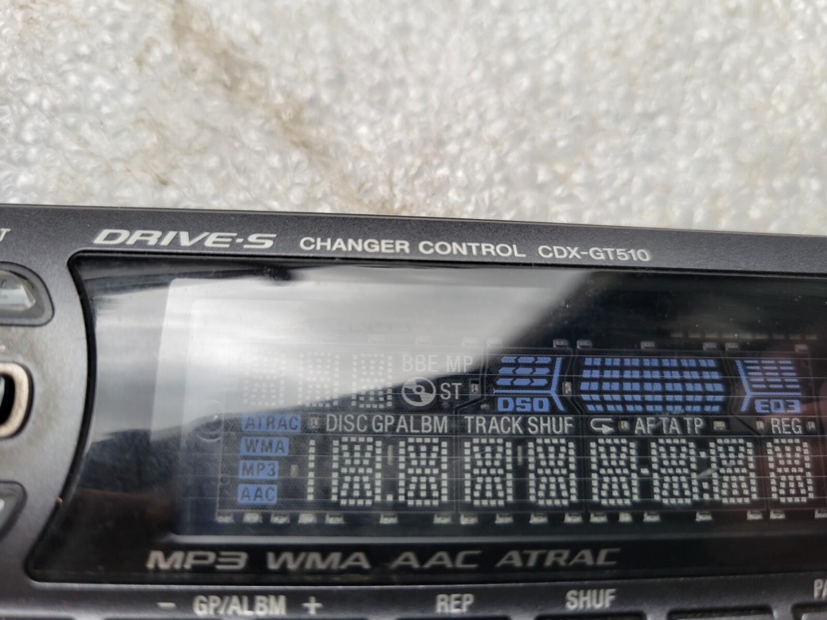 Sony Xplod 52Wx4 FM/AM CD Player Drive Changer Control CDX