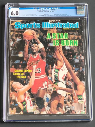 MICHAEL JORDAN 1984 Sports Illustrated ~ First Pro Cover ~ CGC 6.0 (READ) - Picture 1 of 8