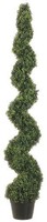 Silk Decor 6-feet Pond Boxwood Spiral Topiary Plant, Green, New, Free Shipping Silk Decor 6-feet Pond Boxwood Spiral Topiary Plant, Green, New, Free Shipping