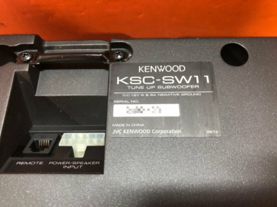 KENWOOD KSC-SW11 Tune Up Subwoofer Good | eBay