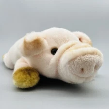 Yorkshire Pink Pig Plush Stuffy Stuffed Animal Russ Yomiko Classics 8" w/Tag