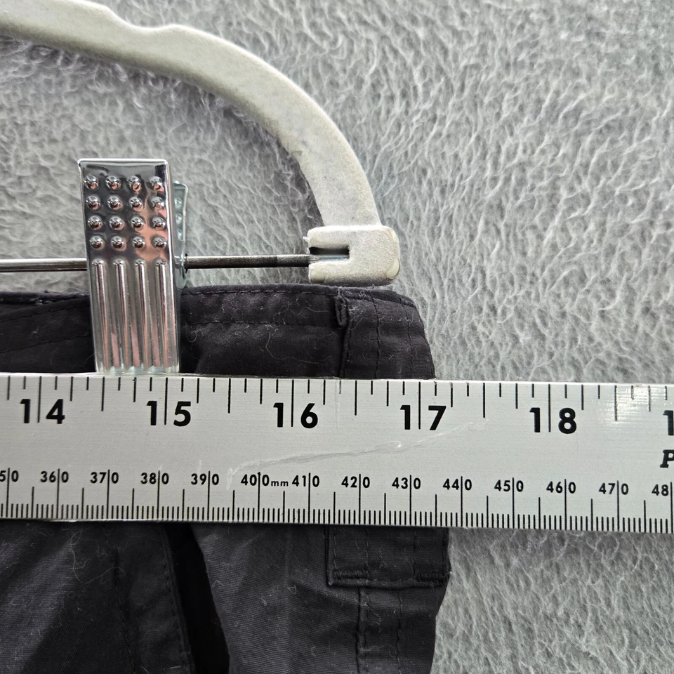 Pantalones de hombre ExOfficio 34 negros bolsillos con cremallera tiro alto senderismo nailon 29 pulgadas entrepierna Foto 3 de 4