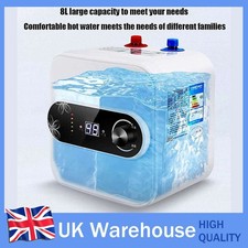 8L UK Electric Hot Water Storage Tank Water Heater Boiler Kitchen Under Sink