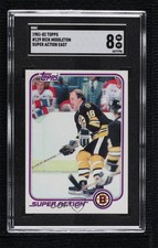 1981-82 Topps Rick Middleton #129E SGC 8 1ar2