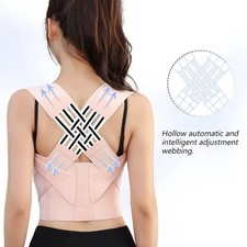 Posture Corrector for Men and Women, Adjustable Back  Shoulder Support Brace