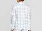 NWTStars Above Women's Perfectly Cozy Plaid Flannel Top Shirt White Gray Size M — photo 3