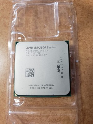 AMD A8-3800 Series Desktop Processor CPU AD38200JZ43GX w/CPU Heatsink