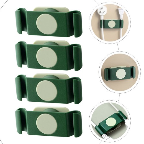 4 Pcs Rotary Storage Device Cord Holder for Nightstand Data Cable - Afbeelding 12 van 12