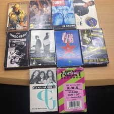 Cassette Tapes Bundle - 10 Singles Various Artists bundle 2 