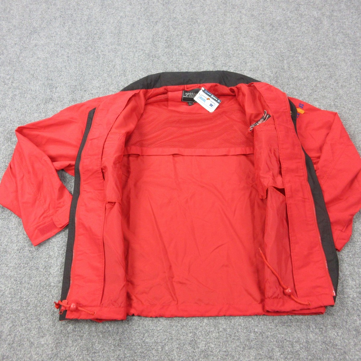 Vintage New Jersey Devils Jacket Mens Large Red NHL Hockey Stanley