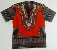Dashiki Shirt Unisex African Clothing Dashiki, Unfading, Free Size M, L, XL, XXL